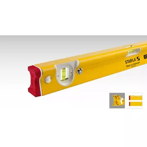 Carpenter's level STABILA R 300, 2.44 m, red/yellow