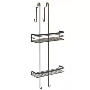 Подвесная 2-ярусная полка для душа METALTEX LAVA IT0140.11.22 — 22×12×70 см, нержавеющая сталь, покрытие Touch Therm®
