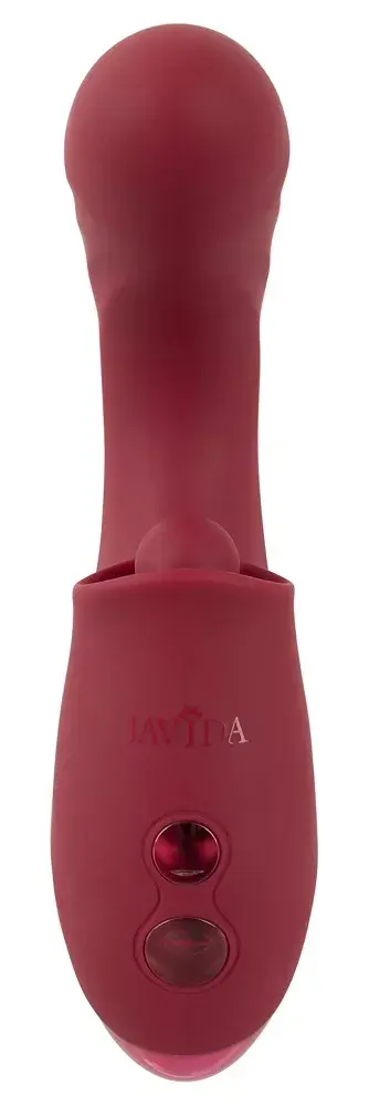 Вибратор Javida Silicone Purple — перезаряжаемый с двумя моторами Photo 3