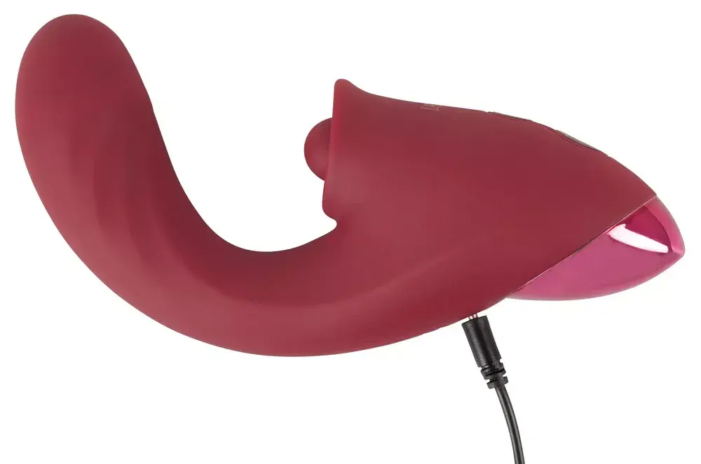 Вибратор Javida Silicone Purple — перезаряжаемый с двумя моторами Photo 9