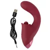 Вибратор Javida Silicone Purple — перезаряжаемый с двумя моторами Photo 10