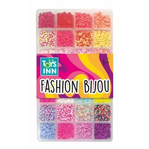 Бусины Clay Beads color mix pink — набор бусин Stnux для нанизывания и изготовления украшений