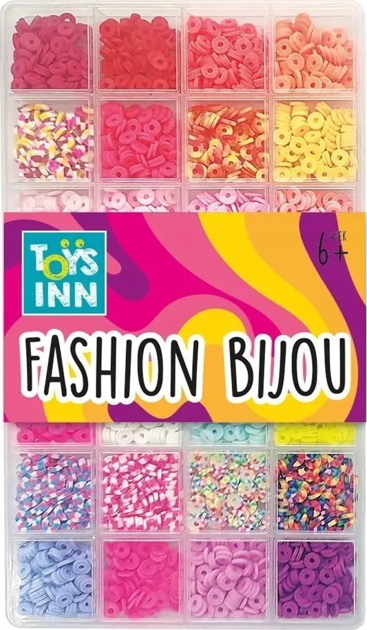 Beads Clay Beads color mix pink — Stnux komplekts Photo 2