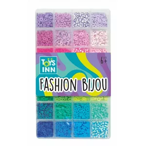 Набор глиняных бусин Stnux Beads colours mix blue – разноцветные полимерные бусины для творчества