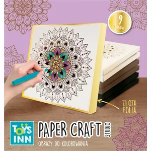 Coloring page Metallic mandala by Stnux — single-sheet metallic mandala coloring page