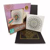 Stnux krāsojamā lapa Metallic mandala Photo 2