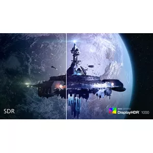 DisplayHDR 1000 for truly vivid details and realism