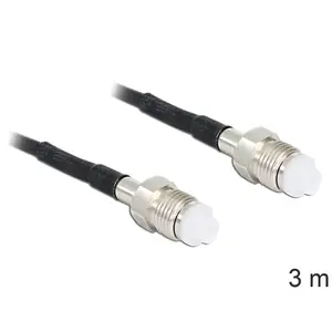 Coaxial Cable DeLOCK 88594 3 m FME Black