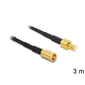 Коаксиальный кабель DeLOCK 88648 3м SMB черный