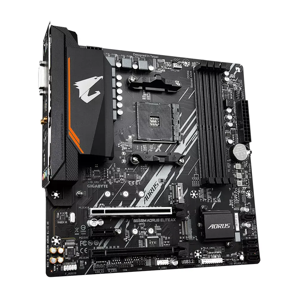 Pamatplate GIGABYTE B550M AORUS ELITE AX, Kods: B550M-AORUS-AX Photo 3