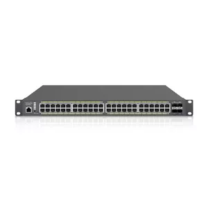 Switch EnGenius CloudSwitch L2Plus 48 PoE — Managed L2+ 48x Gigabit RJ-45, 176 Gbps, PoE, 32K MAC, rack-mount