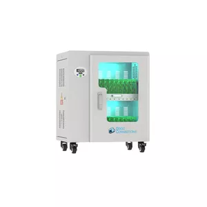 Шкаф для управления портативными устройствами Good Connections PCT01-C20G — 20 отделений, USB-C, 696 Вт, белый, напольный (556×400×665 мм)