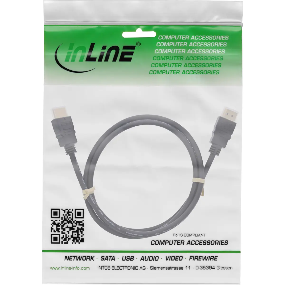 Кабель InLine HDMI High Speed 5м 17505 Photo 3