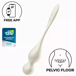 Вагинальные шарики Satisfyer Силикон Белый