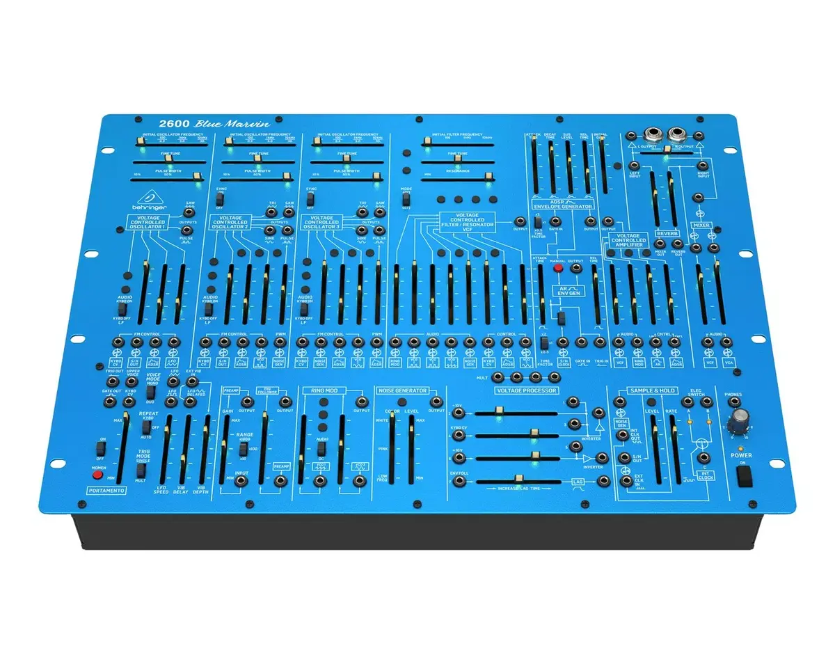 Behringer 2600 BLUE MARVIN 37 taustiņu sintezators Photo 3
