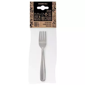 Cutlery set Pintinox IT6500300 18 pieces stainless steel Use&Reuse, dishwasher-safe