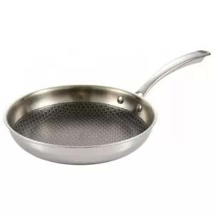 Frying pan Tescoma STEELCRAFT PANNA 20 cm — stainless steel, non-stick honeycomb surface, induction compatible