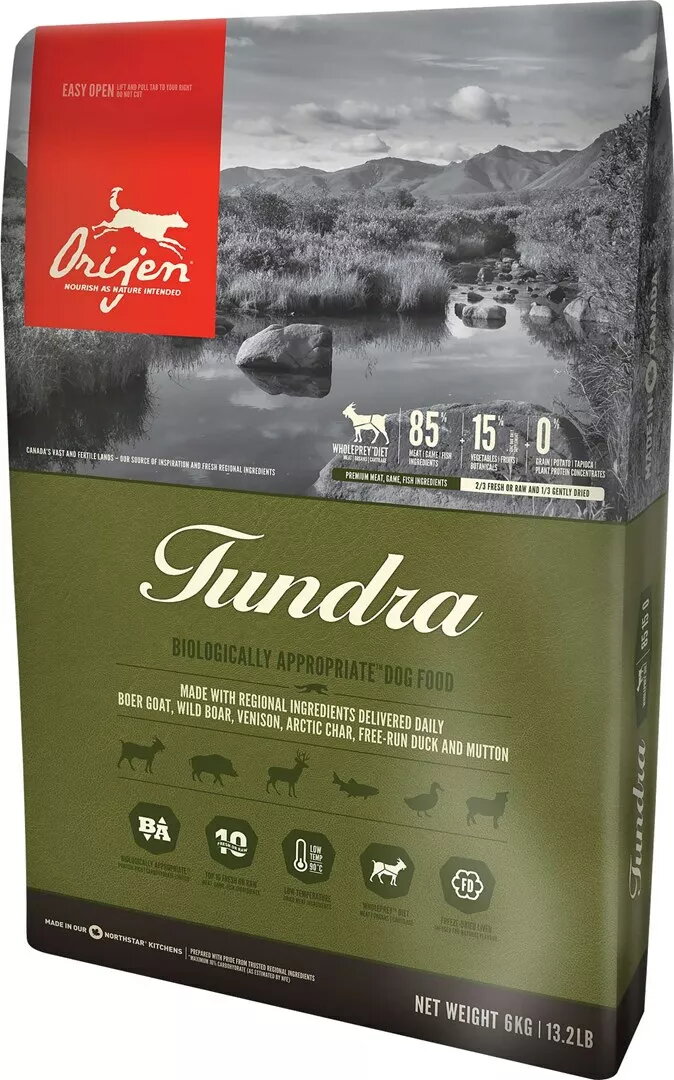 Sausa barība suņiem Orijen Tundra 6