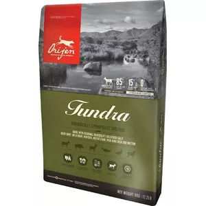 Сухой корм для собак Orijen Tundra 6 кг — для взрослых, 40% белка, 18% жира, 12% влаги, без зерна