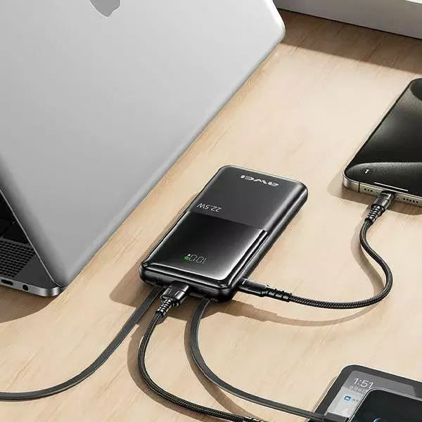 Portatīvais akumulators AWEI P76K 10000mAh Photo 3