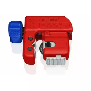 Pipe cutter Knipex TubiX S 3–30 mm, compact cutting tool for metal and plastic pipes