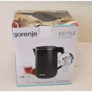Электрический чайник Gorenje 1.5L 2200W Черный (Повреждённая упаковка, небольшая вмятина на раме, царапины по бокам).