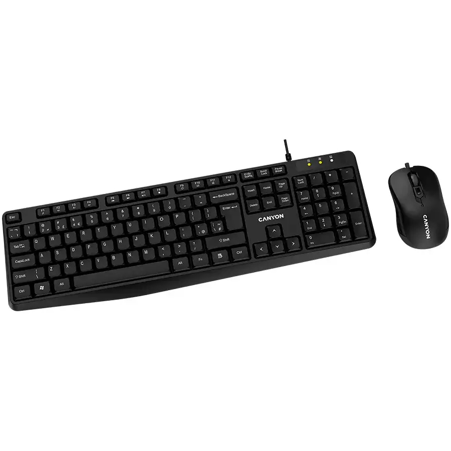 Проводной набор клавиатура и мышь CANYON CSET1 LV Photo 4