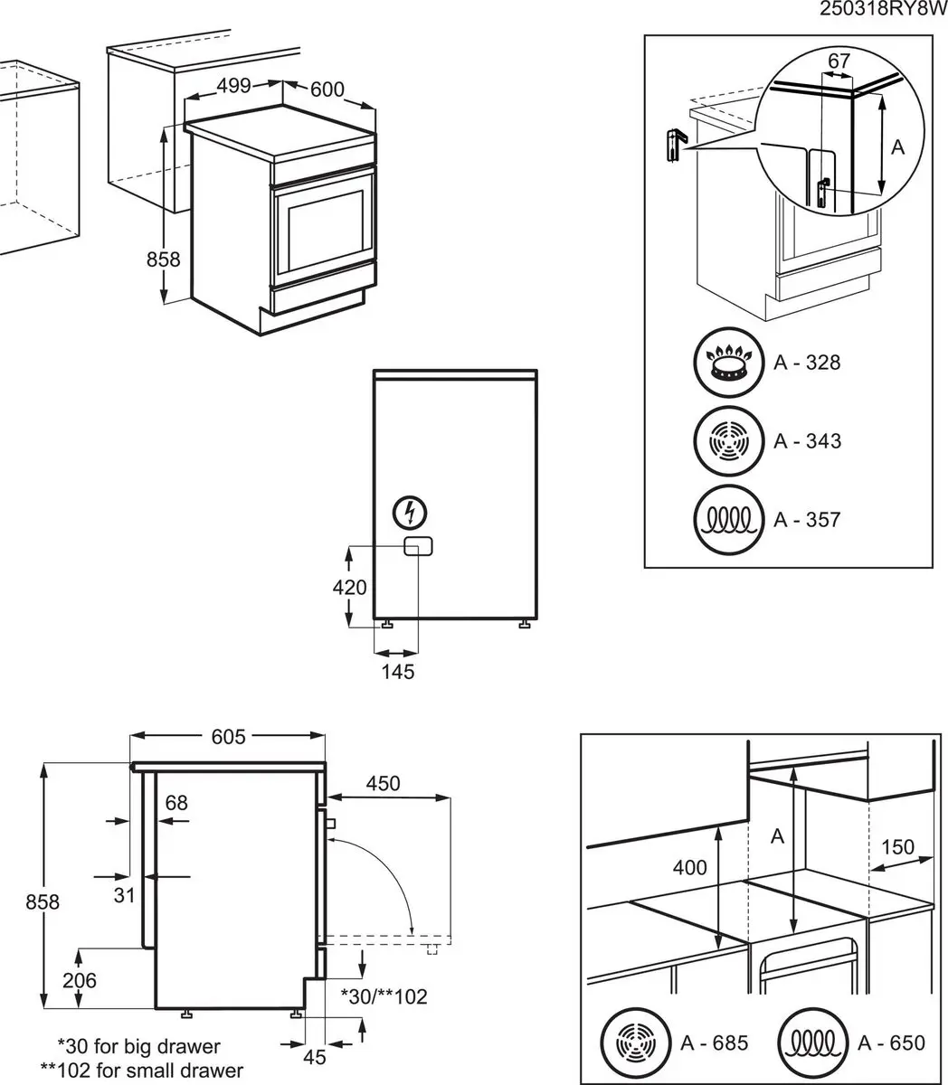 Electrolux LKR500066W elektriskā plīts Photo 11