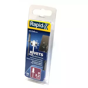 Rivets Rapid 4.8 x 12 mm, pack of 50