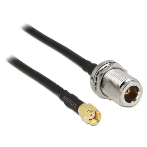 Coaxial Cable DeLOCK 88845 1.5m Black