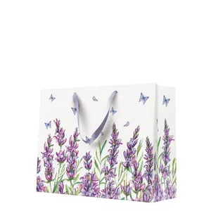 Gift Bag Paw Decor Collection PL11AGB1027006 33.5×26.5×13 cm Lavender Butterfly