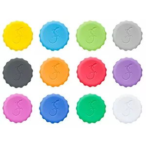 Bottle stopper set Lurch 210228 — pack of 12 multicolour stoppers for sealing bottles