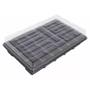 Кассета для рассады с крышкой BESK 38×23,5×0,95 см — кассета для посева и проращивания