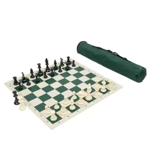 Šaha komplekts Tomaz Sport TS-WG-CS16 ar dāmu 9,5 cm, spēles dambrete 50 x 50 cm