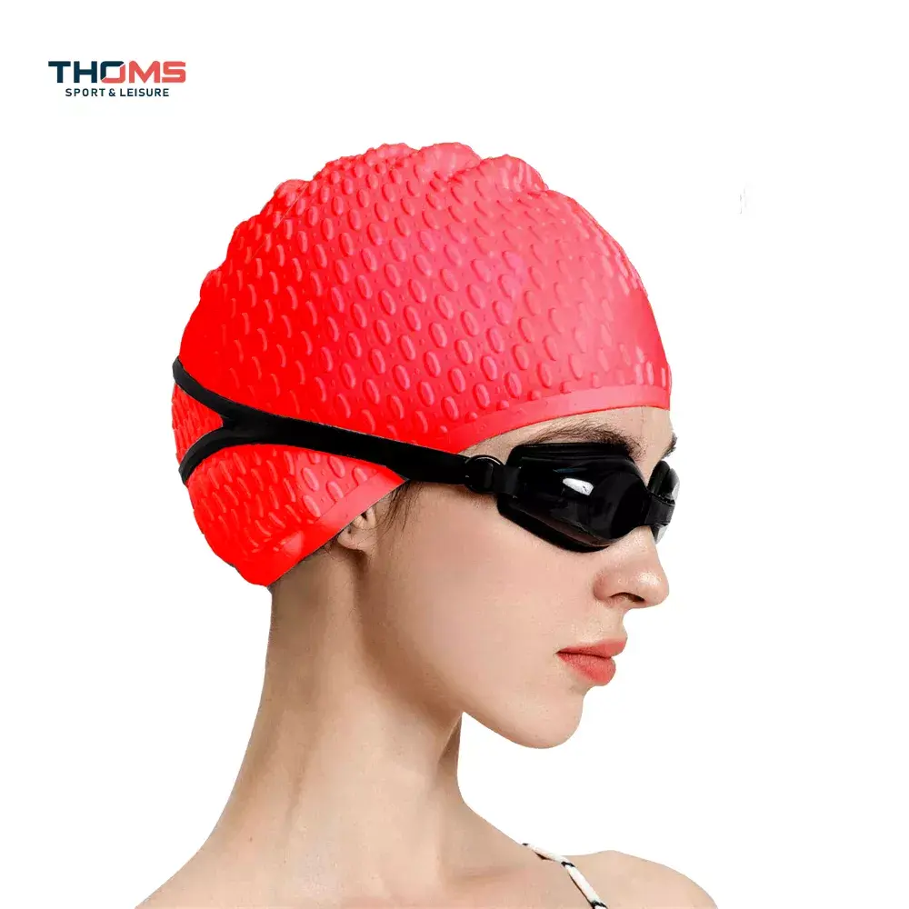 Плавательная шапочка THOMS TS-CP1302-RE силикон Photo 4