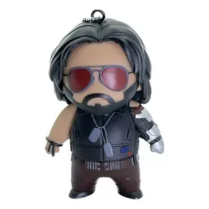 Collectible figure Good Loot Johnny Silverhand — Cyberpunk 2077 window box, small parts