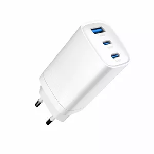 Сетевое зарядное Evelatus ETC09 65W Max Fast USB-C и USB-A белое – 65W USB-C1, USB-A