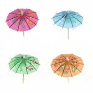 Paper umbrellas Papstar Pap Star 8 cm, lightweight decorative cocktail umbrellas, 144 g pack