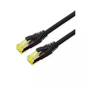 Networking cable ROLINE 21.15.0748 RJ-45 Cat6a 0.15 m Black