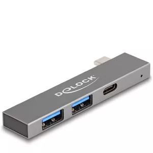 DeLOCK 3 Port Slim USB Hub DeLOCK USB Type-C 5 Гбит/с 2 x Type-A