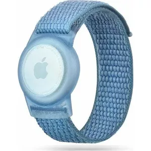 Неопреновый не указывайте? Nylon ремешок для Apple AirTag (детский) Tech‑Protect — синий