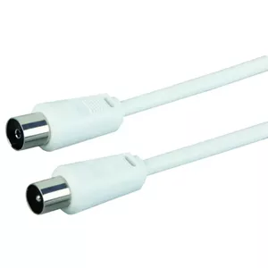 Коаксиальный кабель Schwaiger 5.0m IEC - IEC 5м Белый