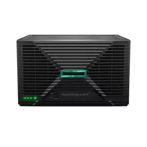 Serveris HPE ProLiant MicroServer Gen11 Ultra Micro Tower Intel Pentium Gold G7400, 16GB DDR5, 180W barošanas bloks, 4x 3.5" nodalījumi
