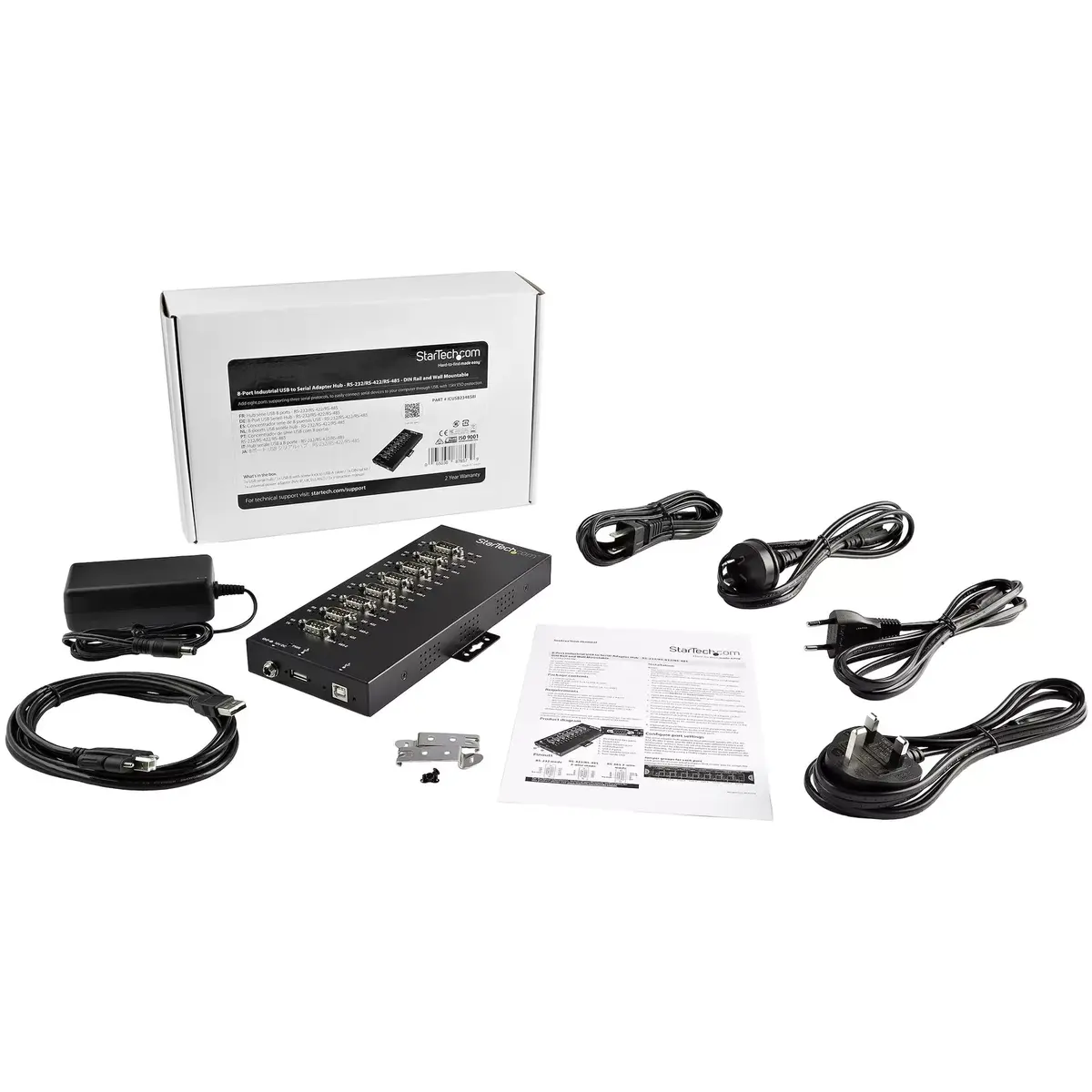 StarTech.com 8 Port Serial Hub USB uz RS232/RS485/RS422 Adapter Photo 5