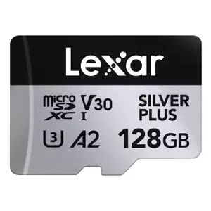 Flash Memory Lexar 128GB UHS-I MicroSDXC Professional SILVER PLUS
