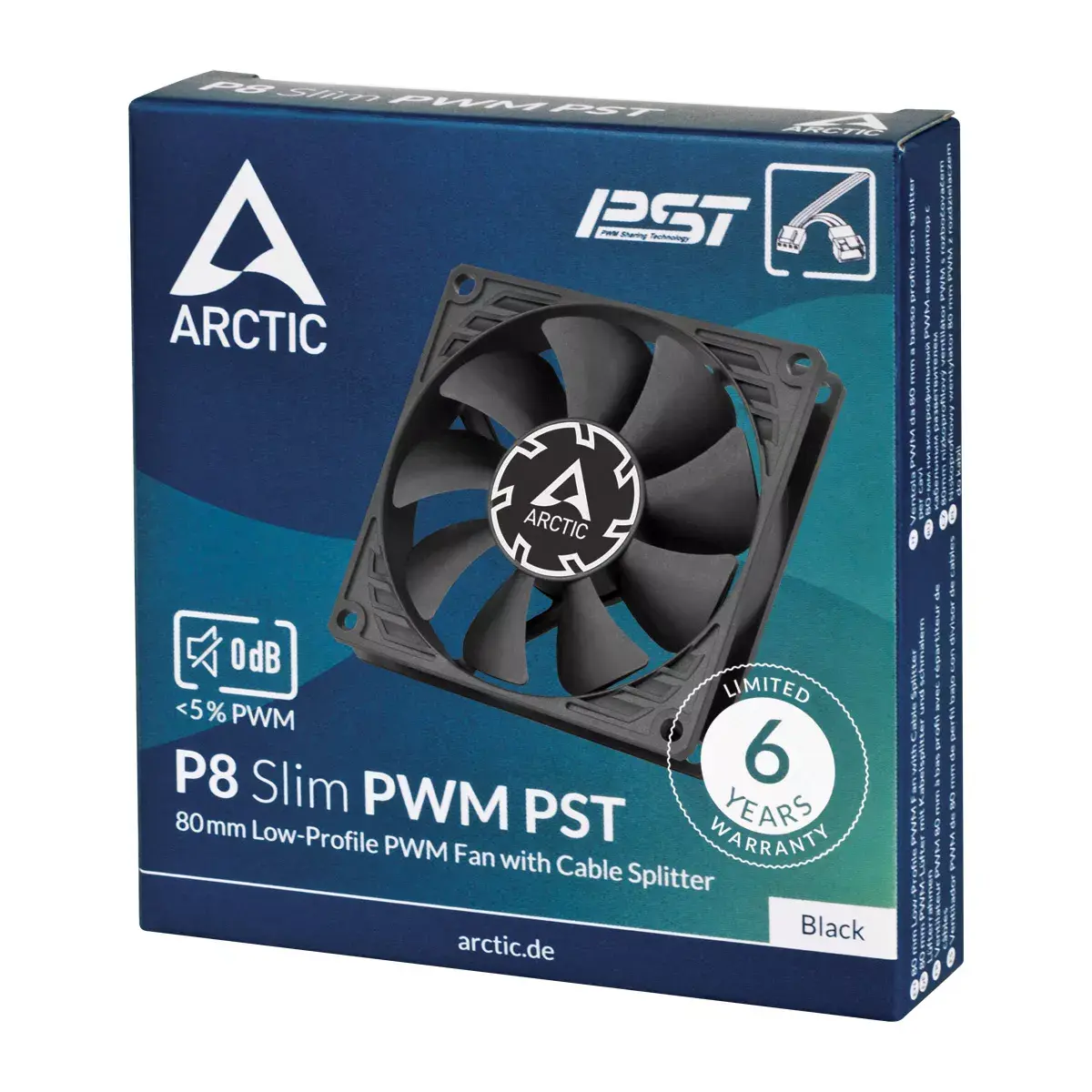 Fan Arctic P8 Slim PWM PST Photo 6