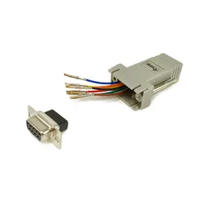 Equip DB9 to RJ45 adapter Female Serial Grey 72x33x16mm