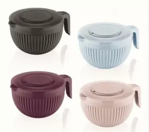 Food storage container Anitex PT07814056 3.5 L plastic with lid and handle, assorted colors