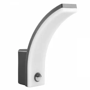 LED wall lamp MACLEAN MCE512 GR with motion sensor, energy-efficient LED fixture