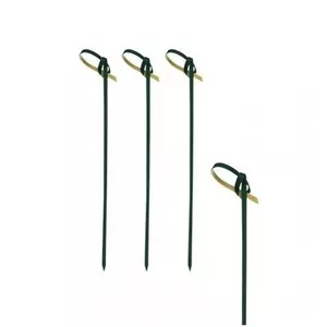 Food picks Papstar DE1888124 10 cm black bamboo, pack of 250